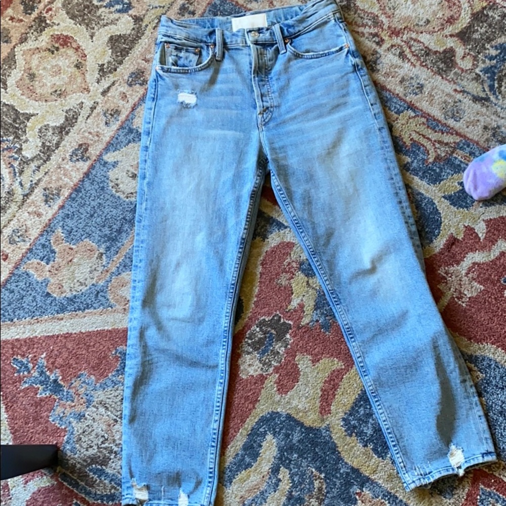 Mother tomcat ultra high rise jeans sz 27